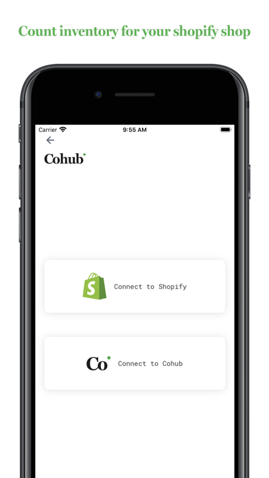 Cohub Inventory Screenshot