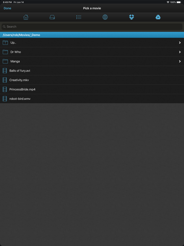 ‎VLC Streamer Screenshot