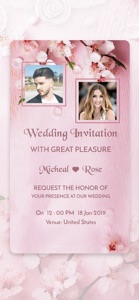 Digital Invitation Card Maker screenshot #7 for iPhone