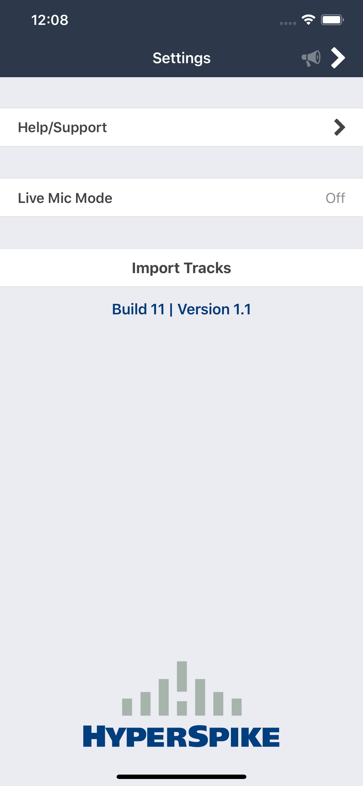 HyperSpike Mobile Application