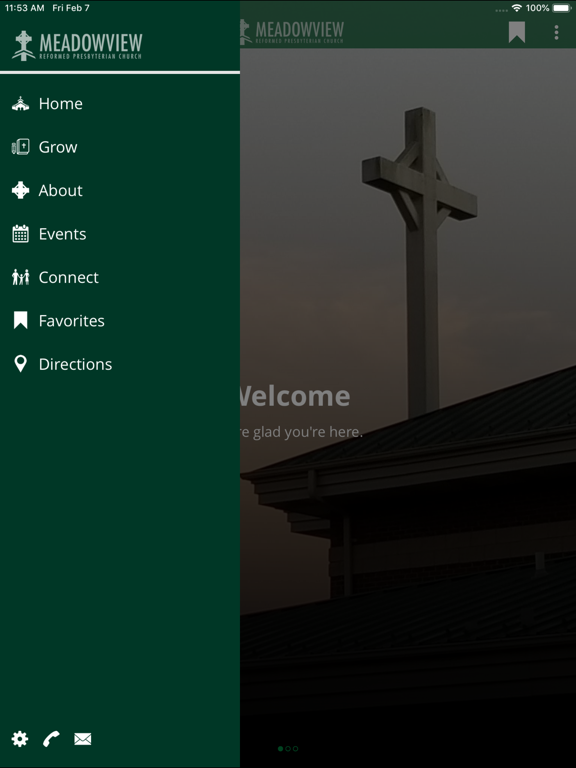 Meadowview Reformed PCA iPad screenshot 2 - Book app