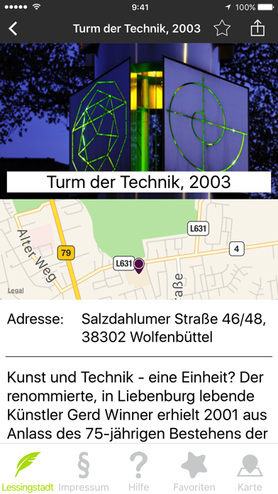 Lessingstadt Wolfenbüttel-App Screenshot
