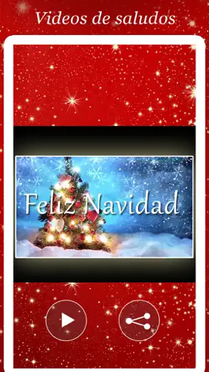 Captura de pantalla de FELIZ NAVIDAD Saludos Video en iPhone 2