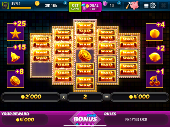 VIP Slots Club Casino iPad screenshot