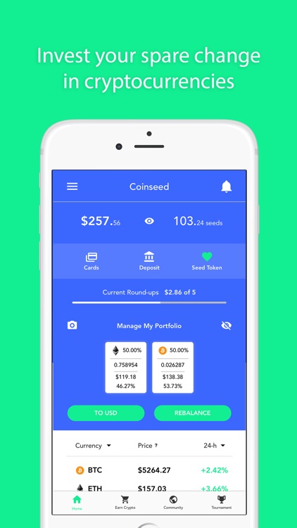 Coinseed - Earn, Invest Crypto