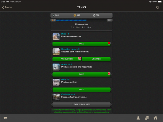 TANKS war game iPad app afbeelding 4
