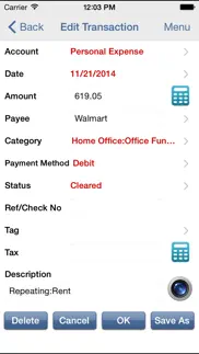 ez expense manager iphone screenshot 3