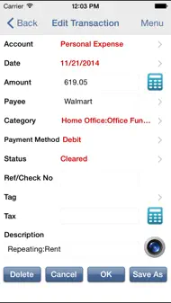 EZ Expense Manager iphone bilder 2
