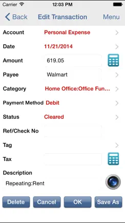 EZ Expense Manager iPhone image 3