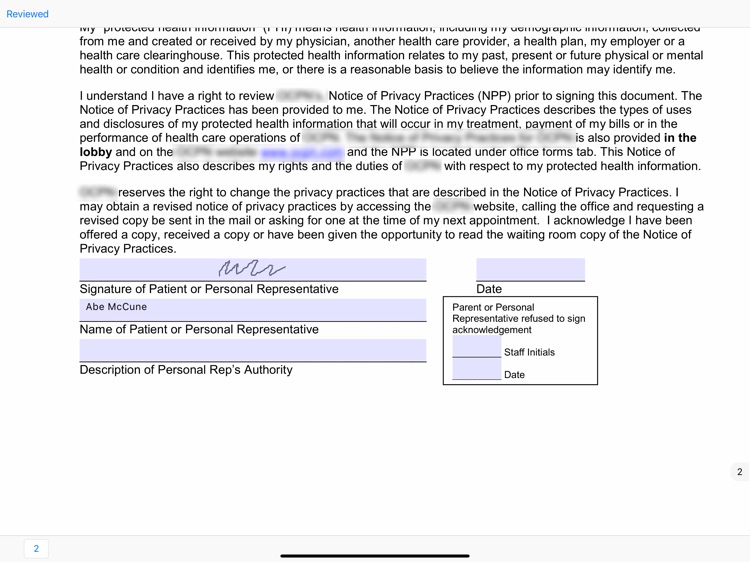 Phoenix Ortho Patient Kiosk