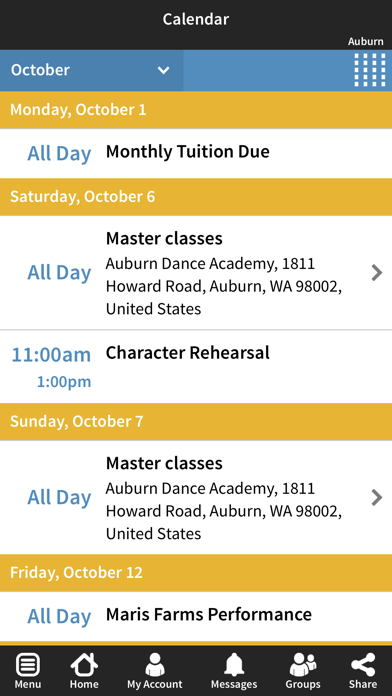 Screenshot 4 of Auburn Dance Academy App