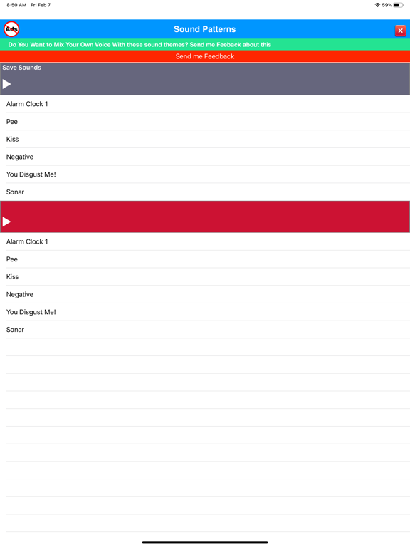 Sound Effects & Sounds Buttons iPad screenshot 5 - Entertainment app