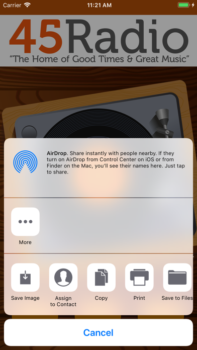 How to cancel & delete 45 Radio from iphone & ipad 4