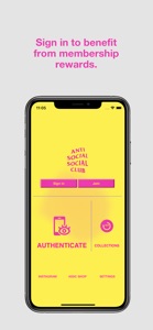 Anti Social Social Club screenshot #1 for iPhone
