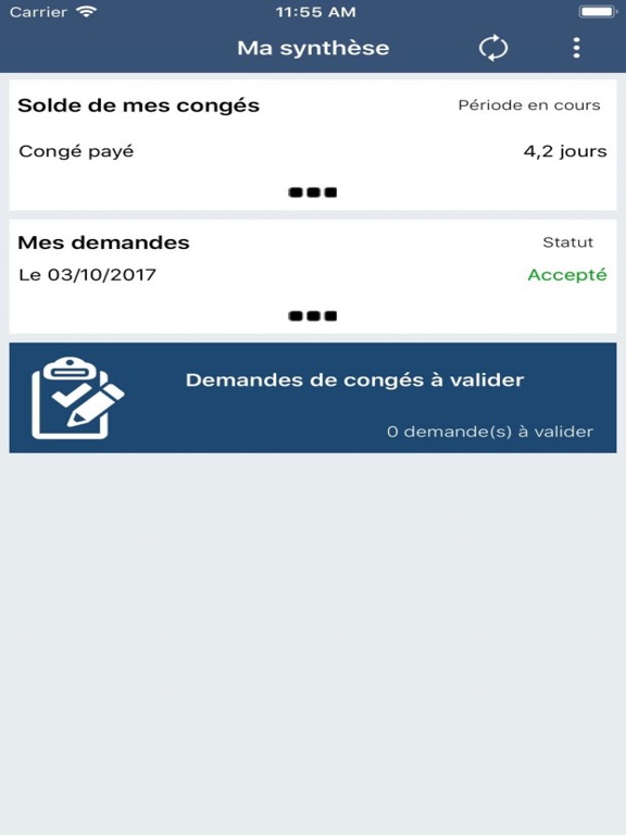 Screenshot #5 pour Mes Congés et Absences