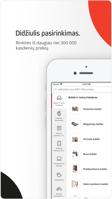 Pigu.lt - mobilioji parduotuvė Screenshot