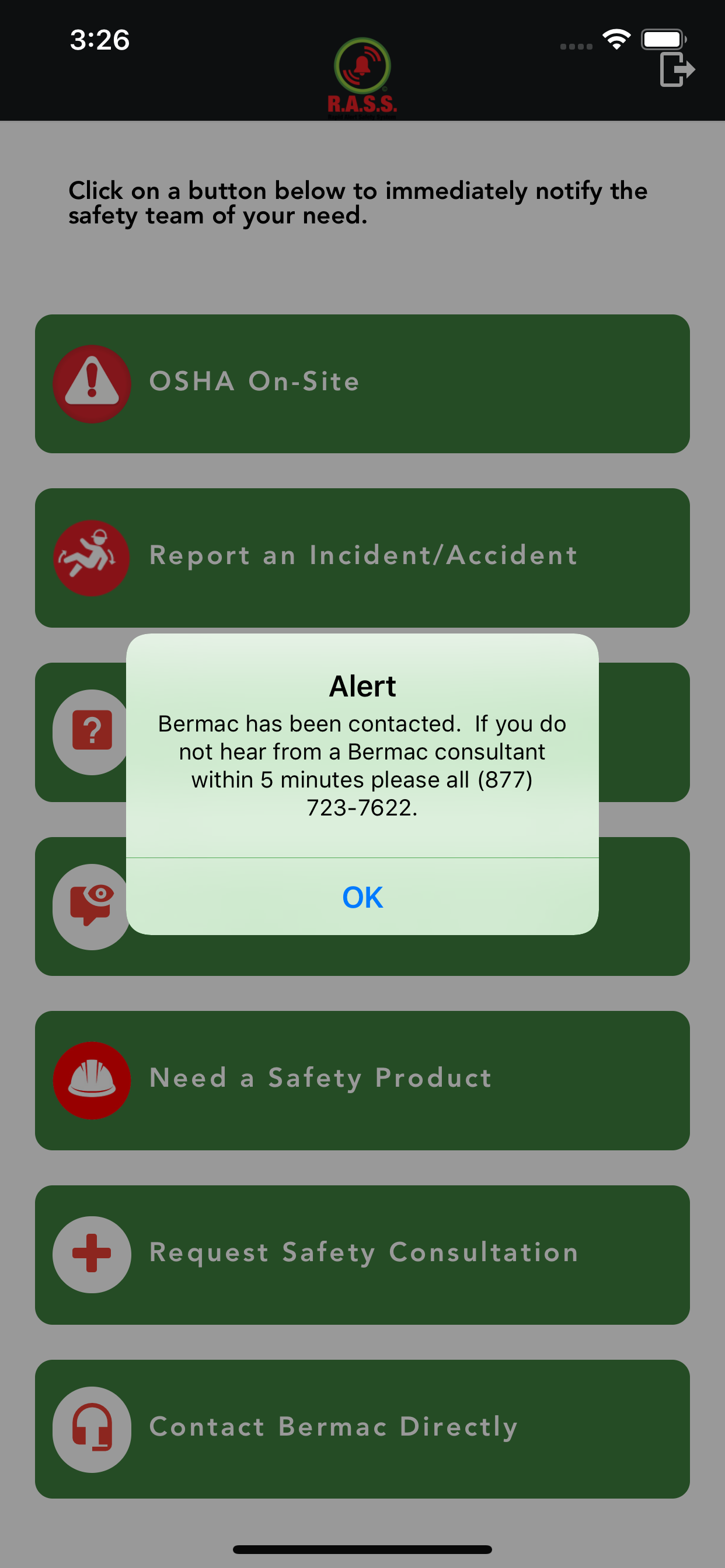 Rapid Alert Safety System