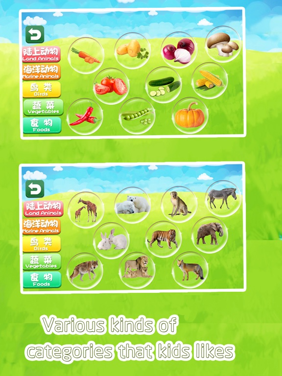 Flashcards jigsaw puzzle game iPad screenshot 5 - Education app