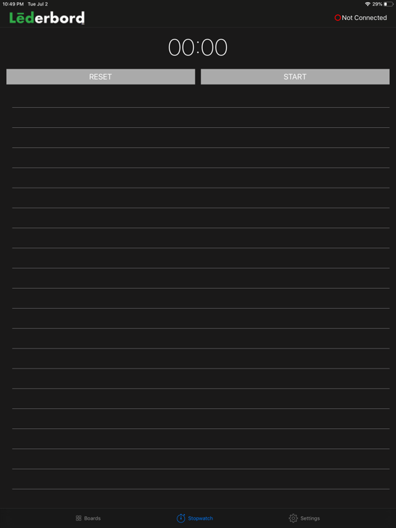 Lederbord iPad screenshot 2 - Sports app