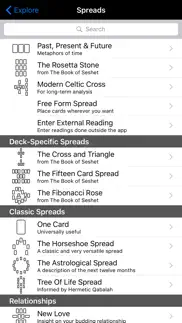 the rosetta tarot iphone screenshot 3