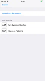 brush pattern view export save iphone capturas de pantalla 4