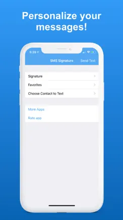 SMS Signature+ iPhone image 1