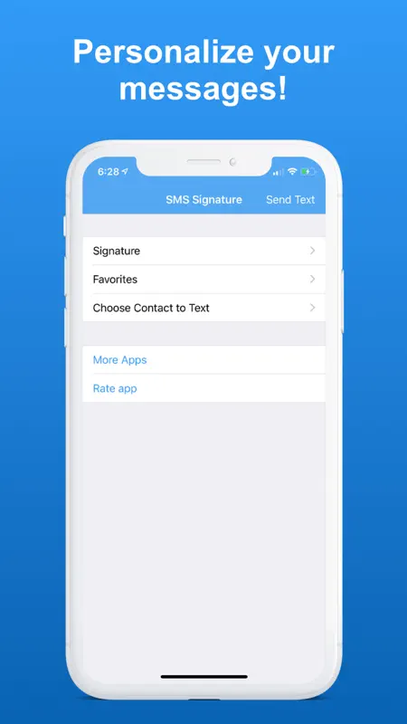 SMS Signature+ screenshot 1 of 3