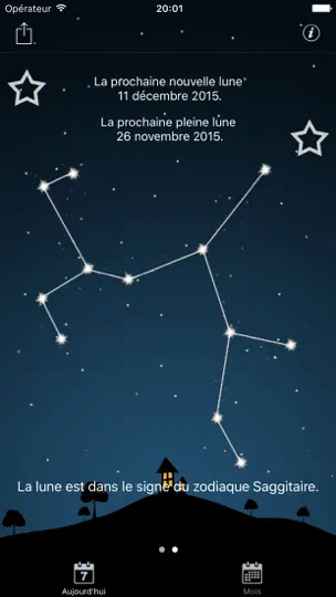 Capture d'écran de Phases De La Lune Calendrier sur iPhone 3