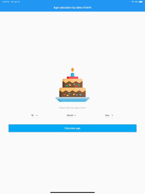 Screenshot #4 pour Age calculator from birth date