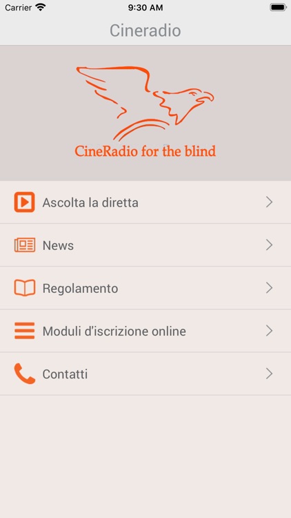 CineRadio for the blind