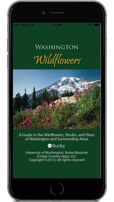 Washington Wildflowers Screenshot