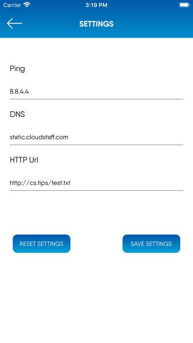 Screenshot #3 pour Cloudstaff Network Tester