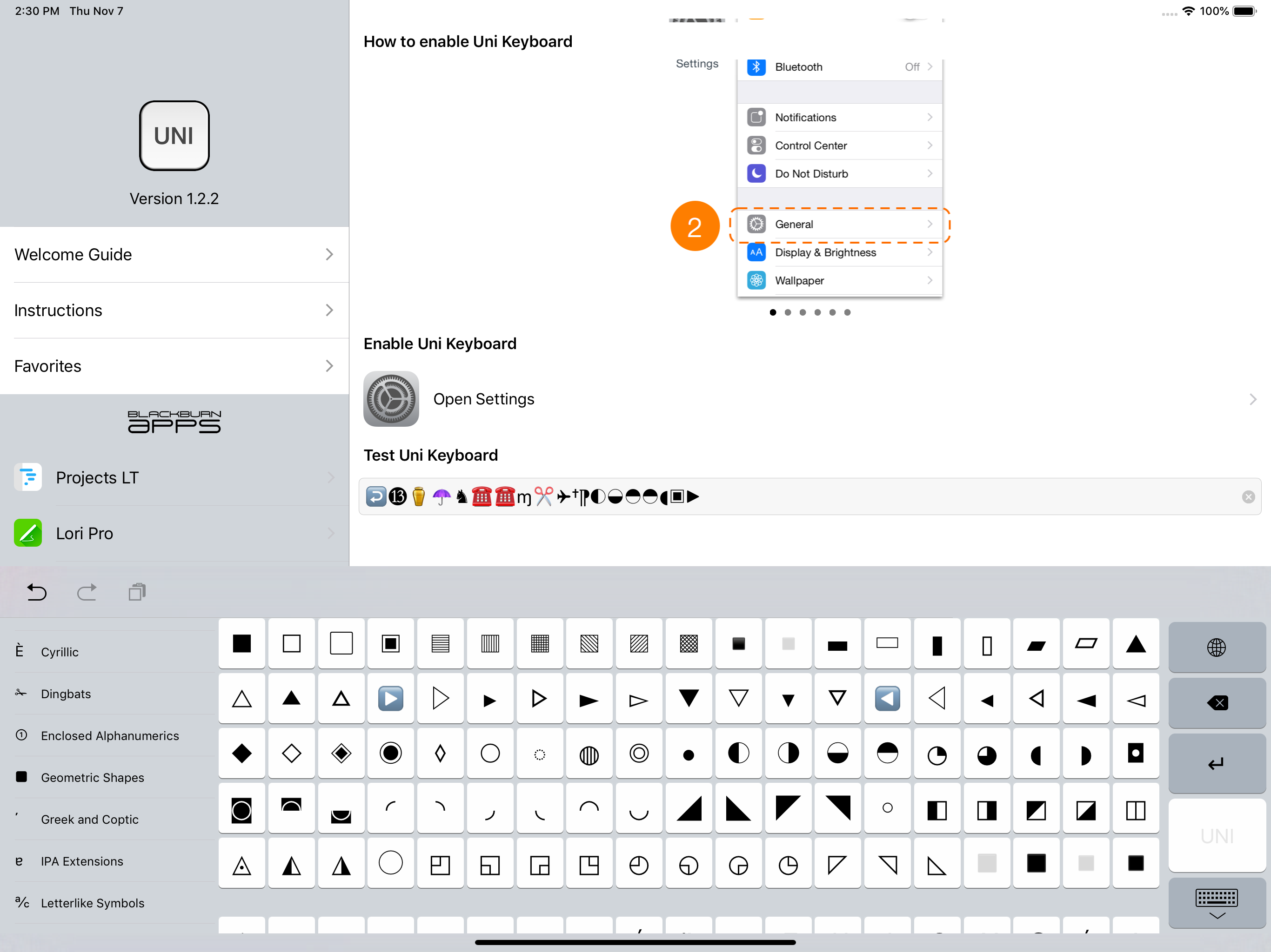 Uni Keyboard