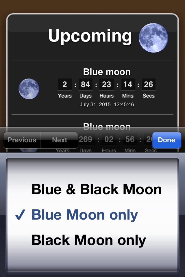 Blue Moon App screenshot 2