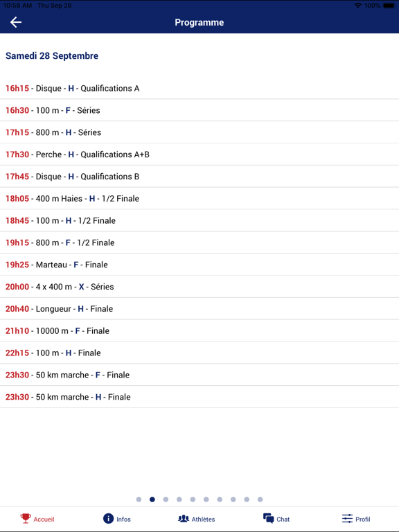 Screenshot #6 pour Equipe de France - FFA