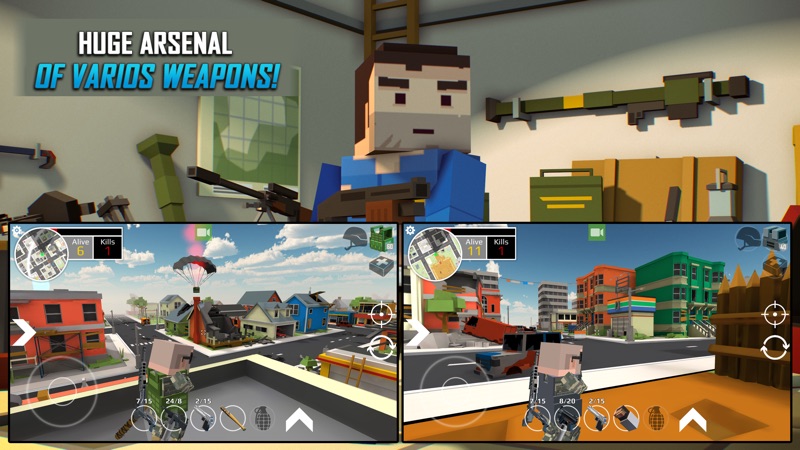 Pixel Battle Royale screenshot 2