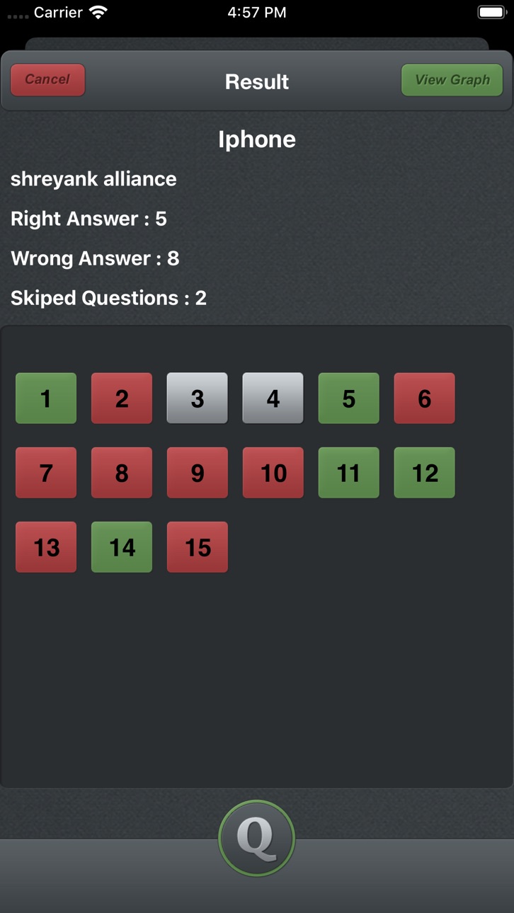 iPhone screenshot