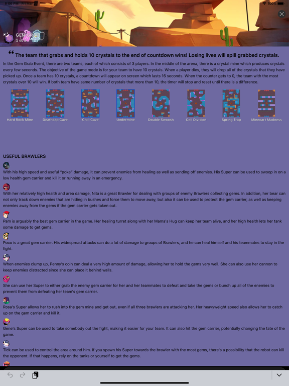 bRAWLERS WIKI iPad screenshot 10 - Games app