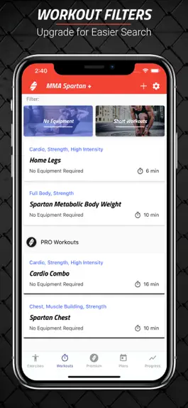 Game screenshot MMA Spartan Workouts Pro apk