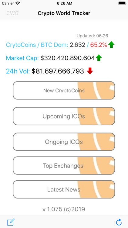 Crypto World Tracker