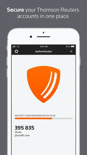 Thomson Reuters Authenticator screenshot 1