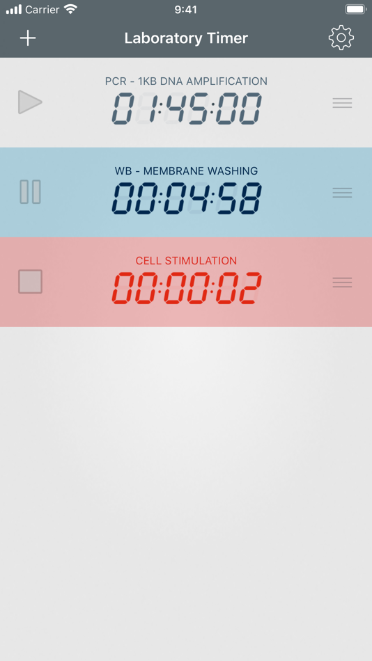#1. Laboratory Timer (iOS) Ved: Shazino