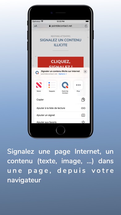 Screenshot #2 pour Point De Contact