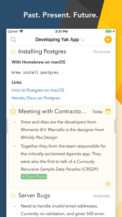 Agenda. screenshot-2