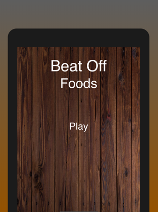 Beat Off Foods With Ads, game for IOS