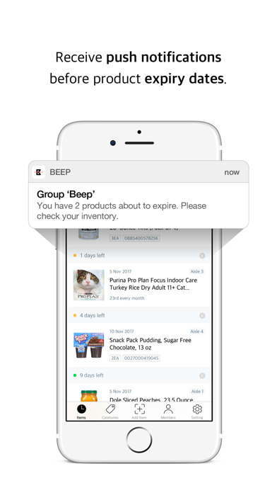 BEEP - Expiry Date Tracking Screenshot