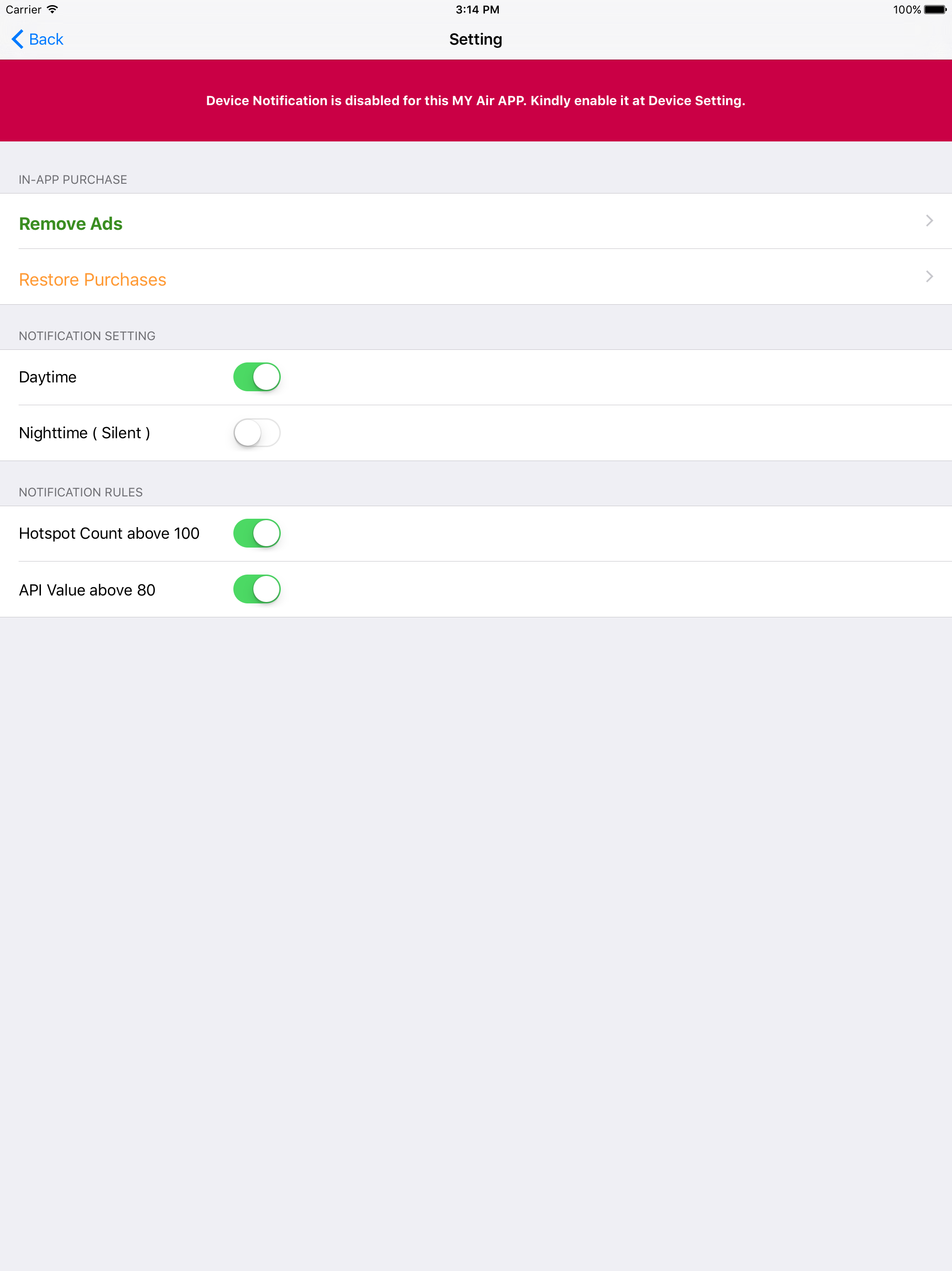 MY API