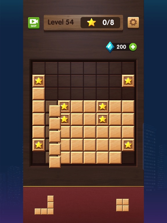 Wood Puzzle Block iPad screenshot 5 - Games app