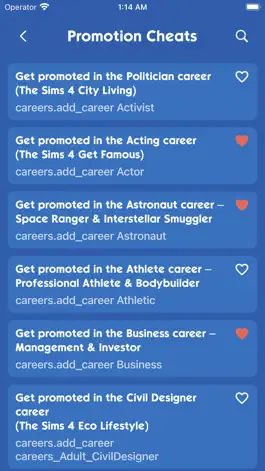 Game screenshot All Cheats for Sims 4 apk