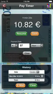 pay timer lite iphone screenshot 2